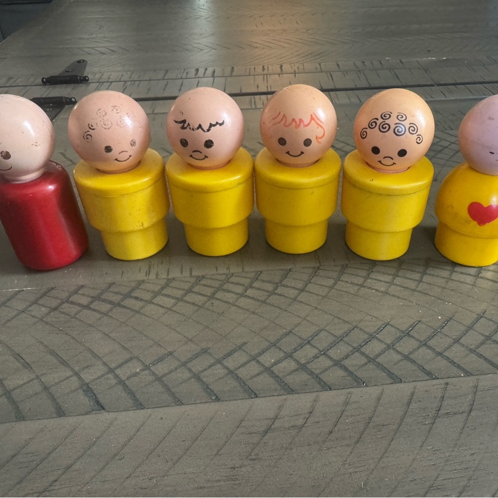 Vintage collection of Fisher Price Little People from 1974-2000s